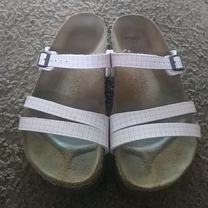 Plaid birkenstocks